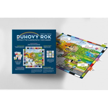 Duhový rok: Zahraj si 7 her a poznej barvy i roční období!